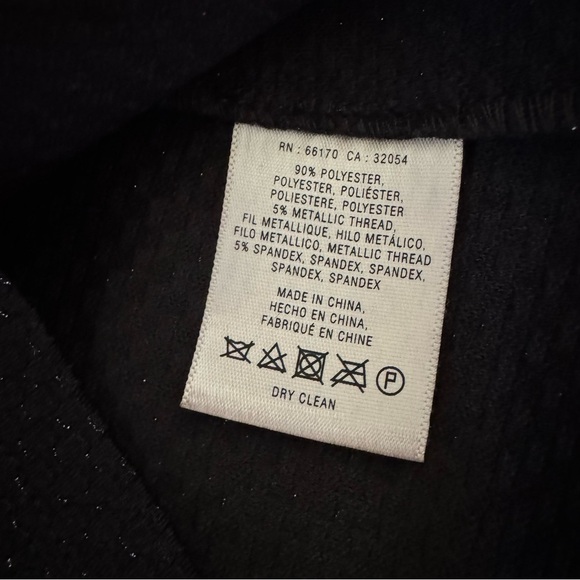 Anthropology HD in Paris Black Mini Dress Sparkly Sleeveless 
S NWT - Picture 10 of 10